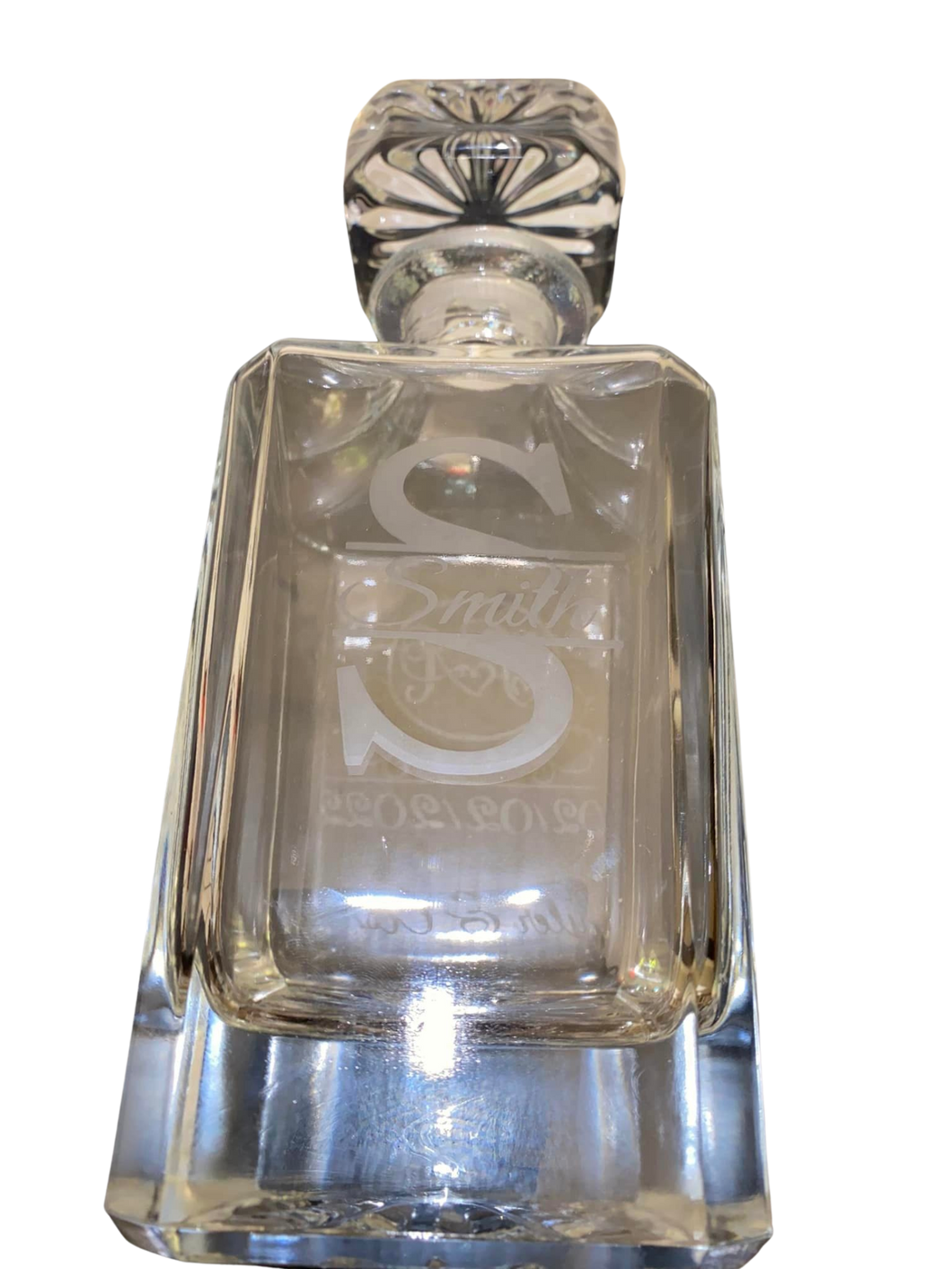 Engraved Whiskey Decanter Customizable